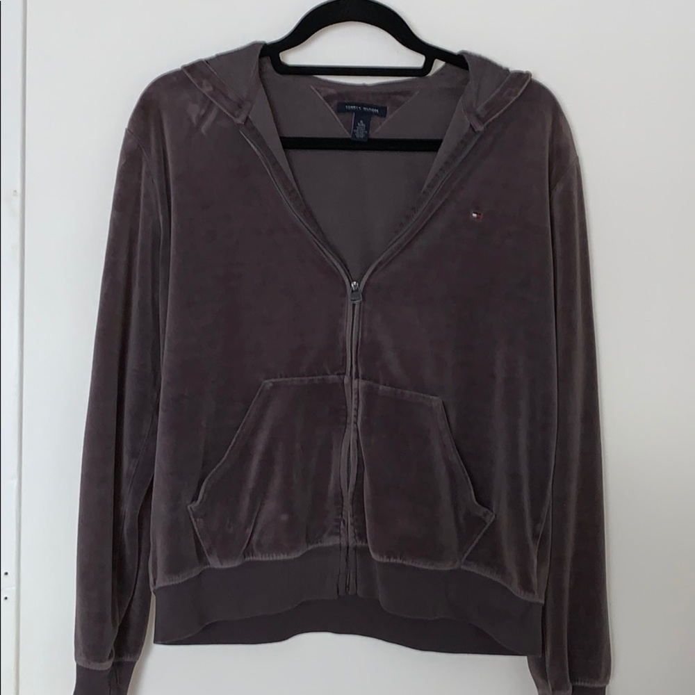 Sweater zip up hoodie